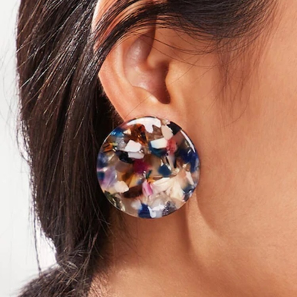 Acrylic Statement Earrings
